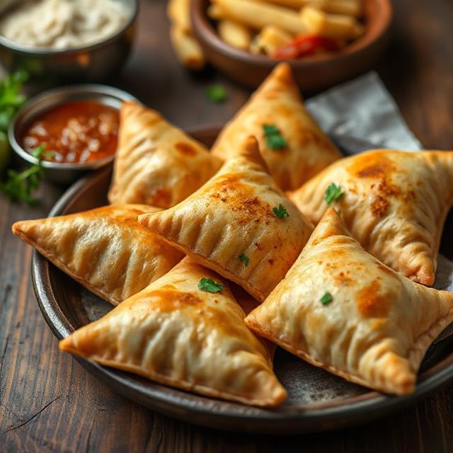 Samosa and bread pagoda you can enjoy in breakfast